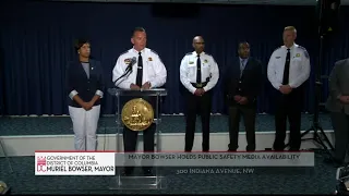 Mayor Bowser Holds Public Safety Media Availability, 7/30/18