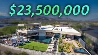 SECRET Vegas Mansion with a POOL in the LIVING ROOM?! (You HAVE to See This!)