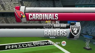 Arizona Cardinals Vs. Oakland [LV] Raiders