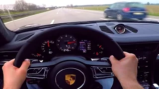 Porsche 911 Autobahn 300 km/h Acceleration