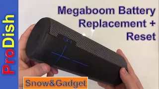 Megaboom Battery Replacement + Reset and it charges again :)