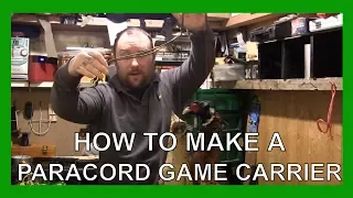 How To Make A Paracord Game Carrier