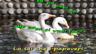 Sing-along karaoke - Papaveri e papere - Nilla Pizzi