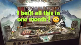 I built this n scale layout in 30 days!