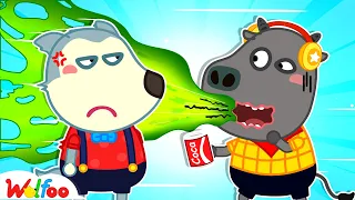 Why Do We Burp? - Wolfoo Wonders | Educational Videos for Kids @wolfoofamilyofficiall