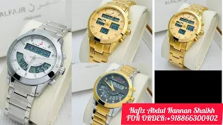 7aaa Frist copy Al Fajr dual time Watch New Model Unboxing |Al Fajr Watch New Stock|#alfajrwatch