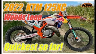 2022 KTM 125XC Woods Riding