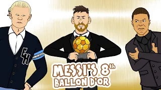 Messi wins his 8th Ballon d'Or!🏆🏆🏆🏆🏆🏆🏆🏆