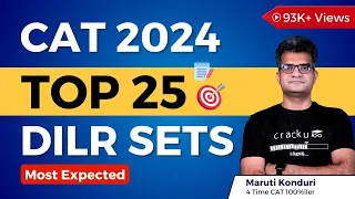 Top-25 CAT LRDI Sets 🔥 Most Expected | All major topics covered