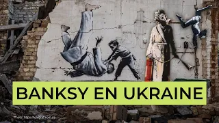 L’art de rue par Banksy en Ukraine, en 2022. L'Ukraine en flammes #7