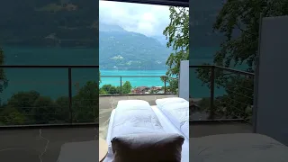 Introducing our Venus Suite with the roll out bed🌤️✨ at Hotel Lindenhof Brienz Switzerland