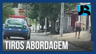 Homem é baleado após atirar pedras contra viatura da PM em Goiânia (GO)