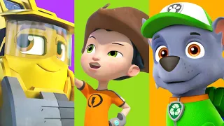 PAW Patrol & the Stinky Flower, Rusty Rivets + Mighty Express 🌻🚃 | Watch Club | Cartoons for Kids