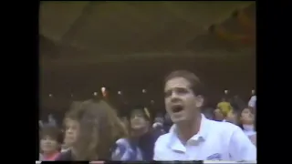 1992 All Stars vs  Iowa Hawkeyes Meet, Eric Akin of ISU vs Chad Zaputil of Iowa