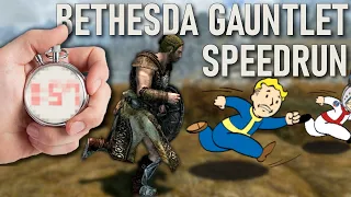 I have 12 hours to speedrun THREE Bethesda games...