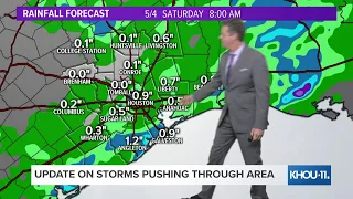 WEATHER UPDATE: David Paul KHOU has the latest on storms, flood threats