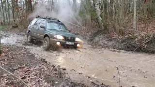 Subaru Forester and Volvo xc70 offroad