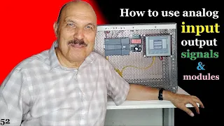 How to use analog input/output signals / modules - siemens s7-1200 plc programming tutorial