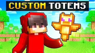 Cash Has CUSTOM TOTEMS in Minecraft!