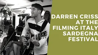 Darren Criss singing Tu Vuò Fa' L'americano at the Filming Italy Sardegna Festival (06-14-19)