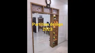 Living dining hall Partition design,2024 #hall Partition work 9526284034.  modular kitchen@ interior