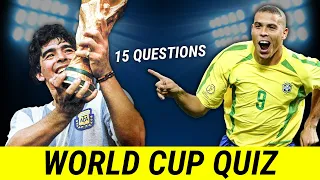 Football World Cup History Quiz Challenge: 15 Questions A True Fan of Soccer Will Answer