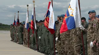 VOJAŠNICA JERNEJA MOLANA: Slovesnost ob preoblikovanju letalstva Slovenske vojske