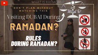 Things To Know Before Travelling To DUBAI During Ramadan | Traveling To Dubai In Ramadan For Tourist