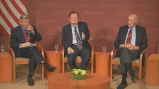 Ban Ki-moon & Chala Alemo (John F Kennedy School of Government)