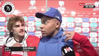 Kylian Mbappé Se fait enlever sa capuche en pleine interview 2