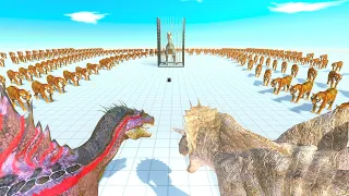 Destroy The Fire Tiger And Free The Indominus Rex - Animal Revolt Battle Simulator