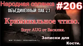 СТАЛКЕР НС ОП 2.1 #206. Криминальное чтиво, Финал. Steyr AUG от Василия и Тайник Вожака на Янтаре.