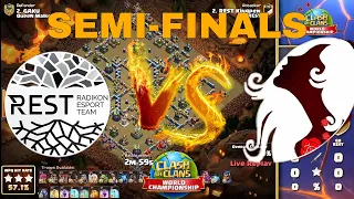 Semi - Finals | Queen walkers VS GH Rest | coc tournament 2021 | coc world championship