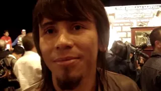 Entrevista con Edwin Valero en la conferencia de prensa despues de De la Hoya-Pacquiao