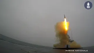 La FREMM Normandie tire un missile anti-aérien longue portée ASTER 30