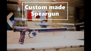 Custom Spear Gun - Wooden Roller gun