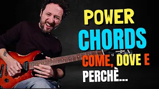 Powerchord sulla chitarra - un sistema facile per imparare ad usarli | Lezione Vince Carpentieri