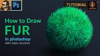 How to Draw Fur in Adobe Photoshop | Tutorial