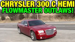 2007 Chrysler 300 C 5 7L HEMI V8 Dual Exhaust w: FLOWMASTER OUTLAWS!