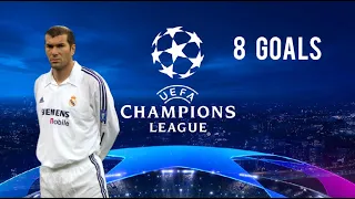 Zinedine Zidane - UEFA Champions League 8 Goals