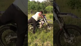 KTM 500 WHEELIE TRAINING