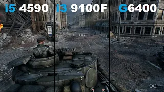 i5 4590 vs i3 9100F vs G6400