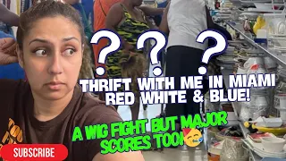 WAS IT ALL WORTH THE FIGHT???! 😲 👀 🤷🏻‍♀️THRIFT WITH ME FOR RESALE|MIAMI FL|EBAY|ETSY|NIKNAX|WHATNOT