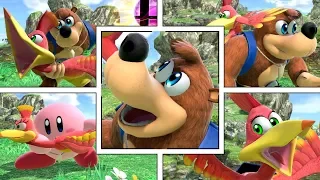 Banjo Kazooie Full Moveset (Plus Final Smash, Victory Screens, Kirby Hat & More) Smash Bros Ultimate