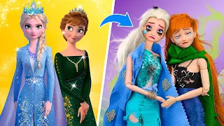 Elsa and Anna from Rich to Broke / 30 Frozen DIYs