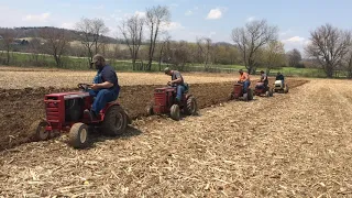 Spring Plow Days -- Yard Tractor Bank Plowing