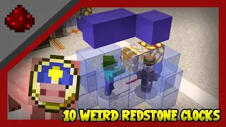 10 Weird Redstone Clocks for the odd Redstoner