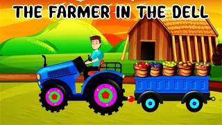 The Farmer In The Dell With Lyrics And Actions | Nursery Rhymes Box | Nursery Rhymes Songs