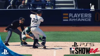 Game of the day MLB The Show 24! - New York Yankees vs Oakland Athletics (4K)