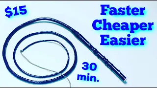 How to Make an Instant Bullwhip | The Simplest Paracord Whip Tutorial